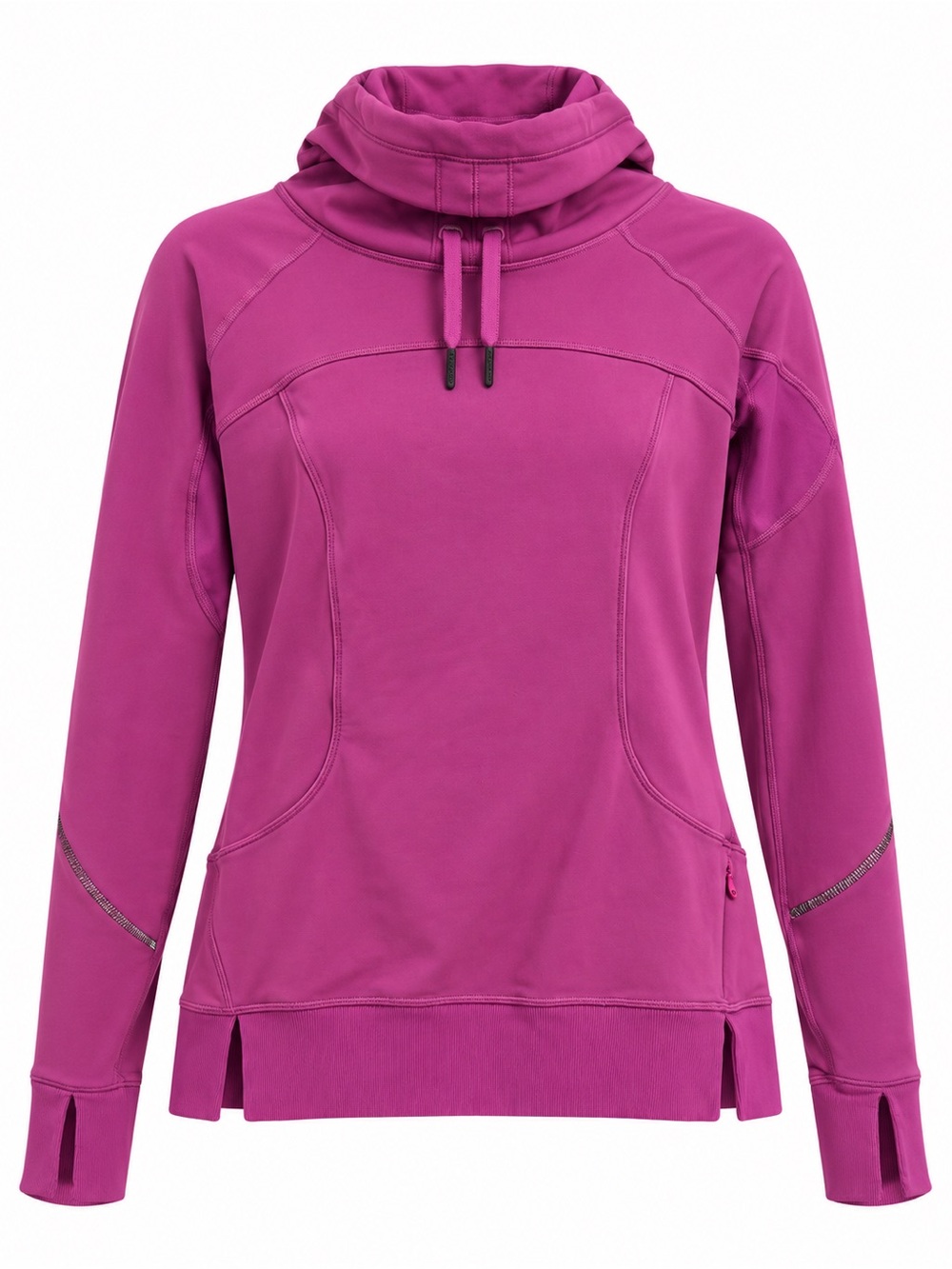 Lululemon Purple Cowl Neck Pullover Hoodie Size 8 Thumbholes